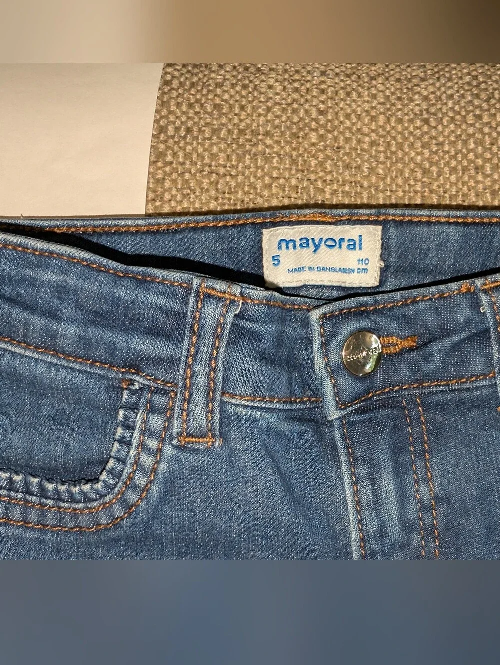 Osh Kosh Sweatshirt And Mayoral Jeans 5T